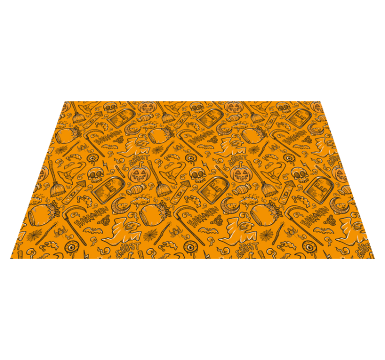 Spisebrikke halloween med skumle motiver - Tenstickers