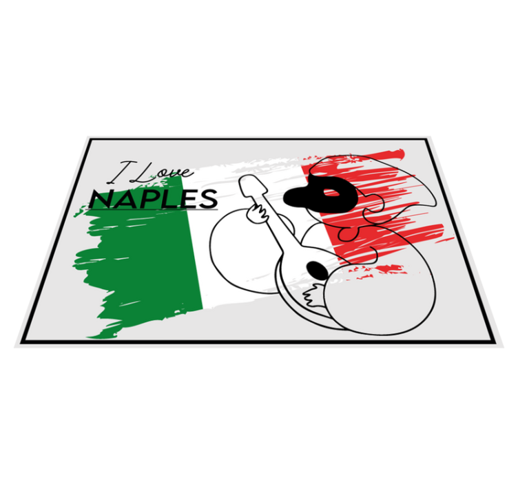 Spisebrikke tekster jeg elsker napoli design - Tenstickers