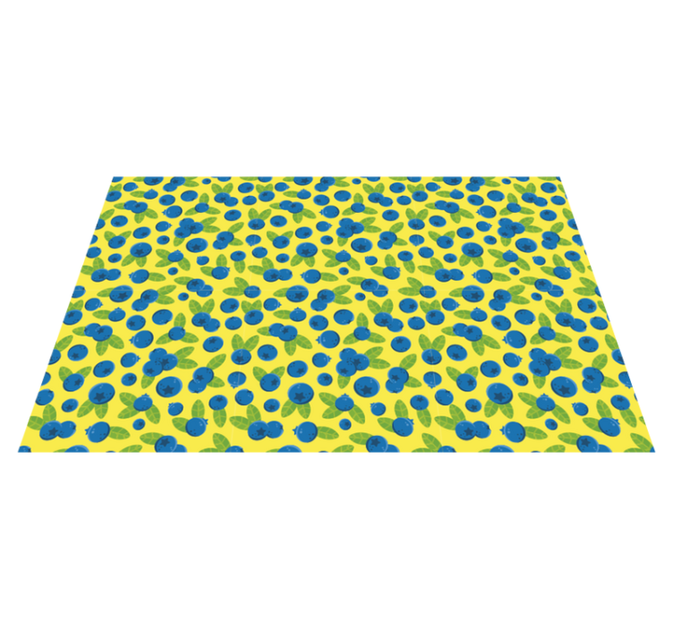 Spisebrikke original fargerik blåbærmønster - Tenstickers