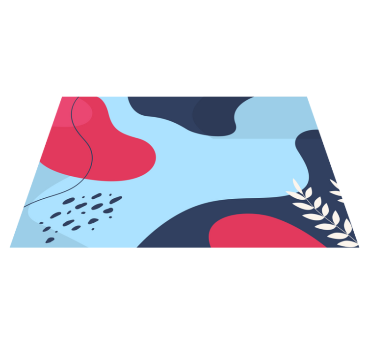 Spisebrikke original fargerike abstrakte former - Tenstickers