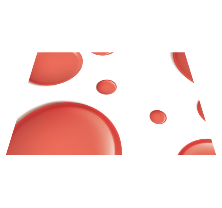 Røde moderne sirkler røde matriser - Tenstickers