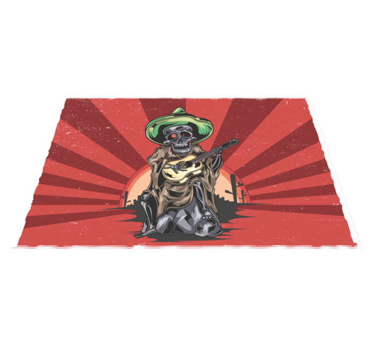 Meksikansk stil halloween spisebrikker - Tenstickers