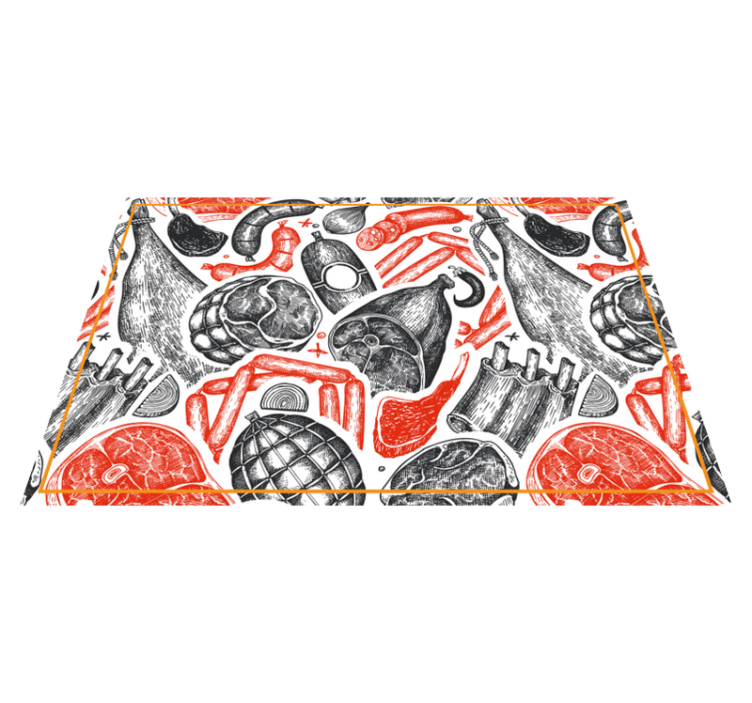 Spisebrikke original matillustrasjonsmønster - Tenstickers