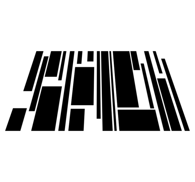 Spisebrikke moderne geometrisk bordoppsett - Tenstickers