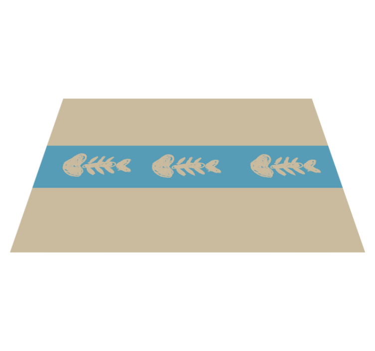 Spisebrikke original med unikt fiskebensmønster - Tenstickers