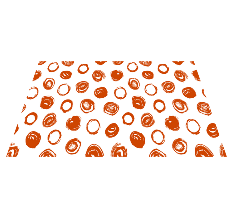 Røde prikker spisebrikke moderne - Tenstickers