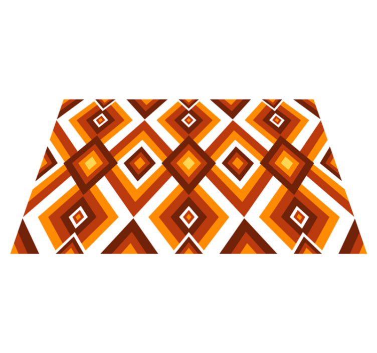 Spisebrikke original geometrisk diamantmønster - Tenstickers