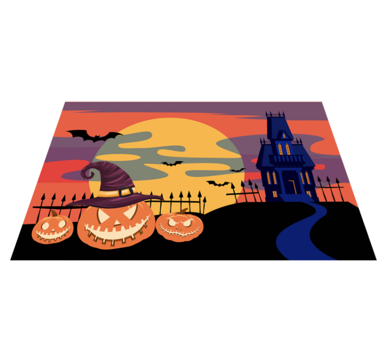 Spisebrikke halloween gresskar mareritt scene - Tenstickers