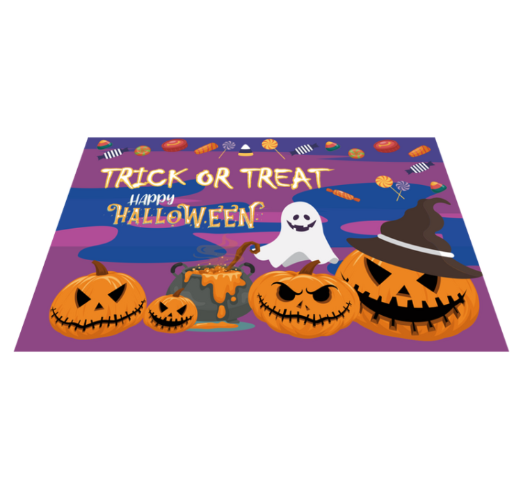 Spisebrikke halloween godteri festbord - Tenstickers
