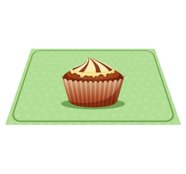 Cupcake grafikk spisebrikke original - Tenstickers