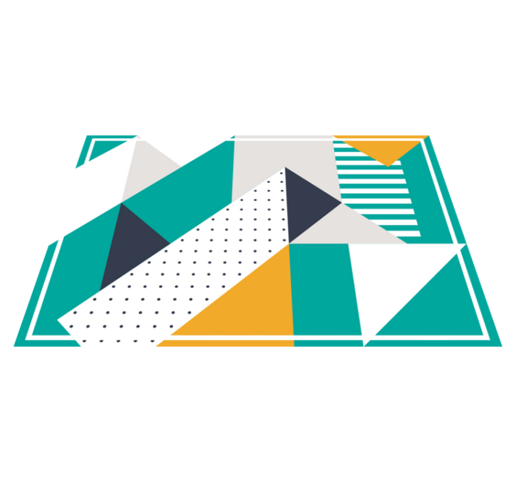 Spisebrikke moderne geometriske mønstre - Tenstickers