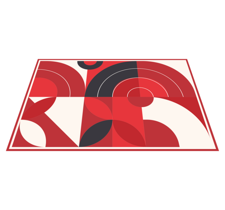 Spisebrikke moderne med livlige geometriske former - Tenstickers