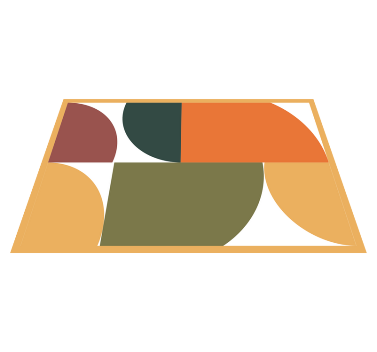 Spisebrikke moderne stilige geometriske former - Tenstickers