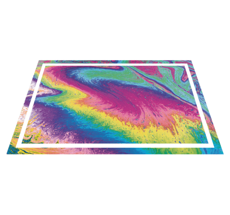 Spisebrikke original med livlig abstrakt mønster - Tenstickers