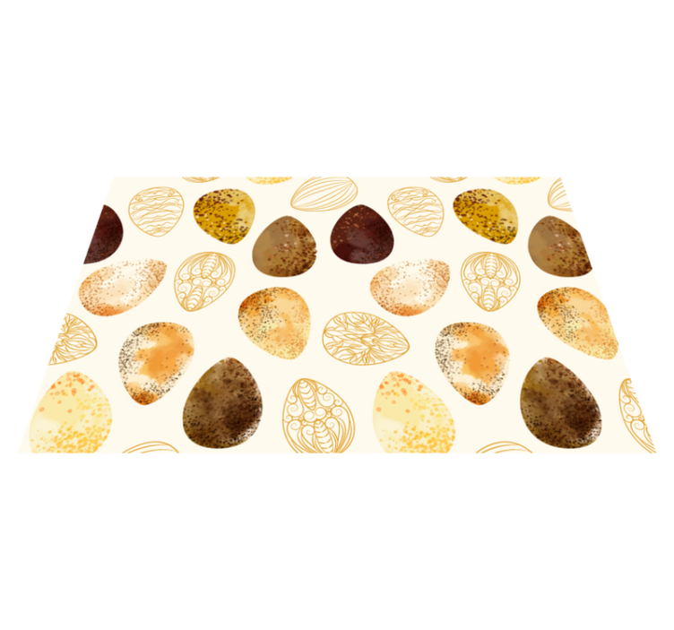 Spisebrikke original med elegant eggmotiv - Tenstickers