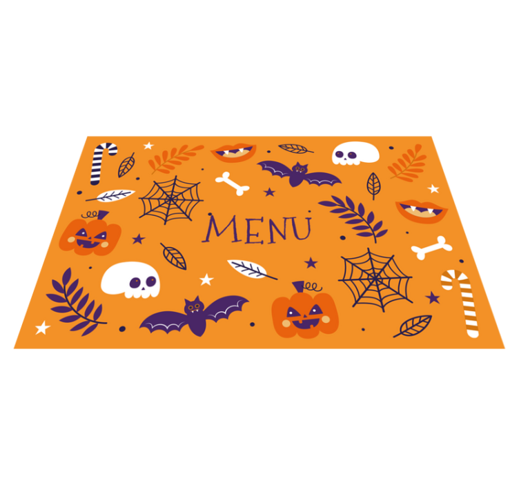 Spisebrikke halloween skummel halloween meny - Tenstickers