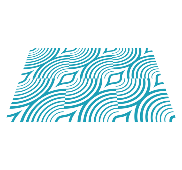 Buet bølgemønster spisebrikke moderne - Tenstickers