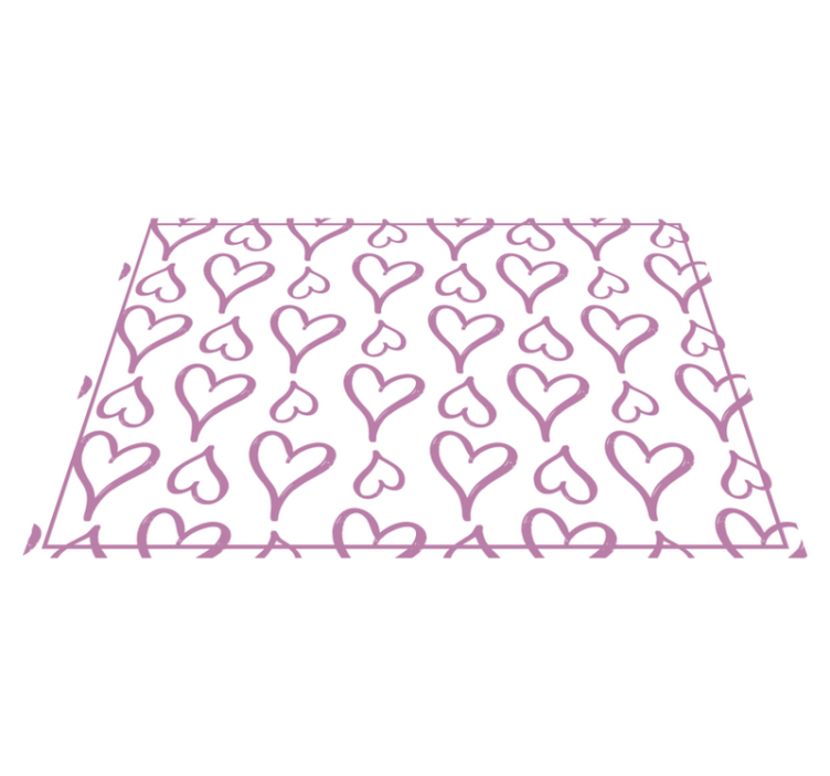 Spisebrikke original sjarmerende hjerte mønster - Tenstickers