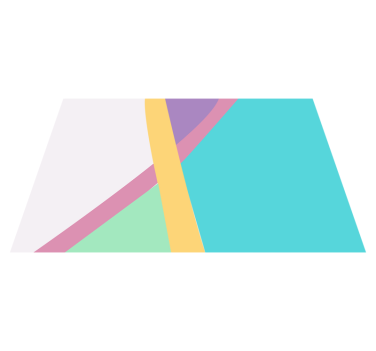 Spisebrikke moderne abstrakt fargerik lagdeling - Tenstickers