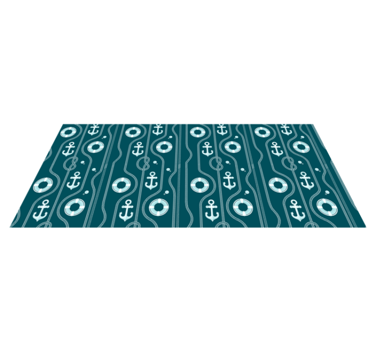 Spisebrikke original maritimt ankerdesign - Tenstickers