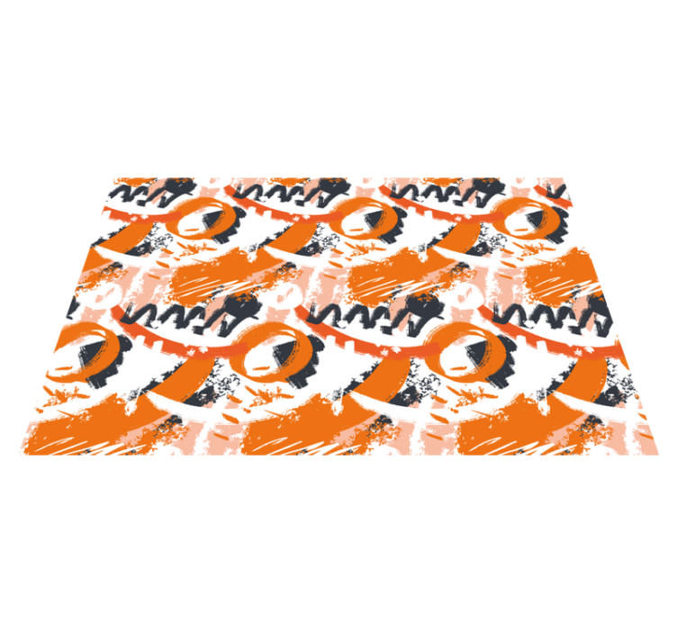 Abstrakt fargerik mønster spisebrikke tekstur - Tenstickers