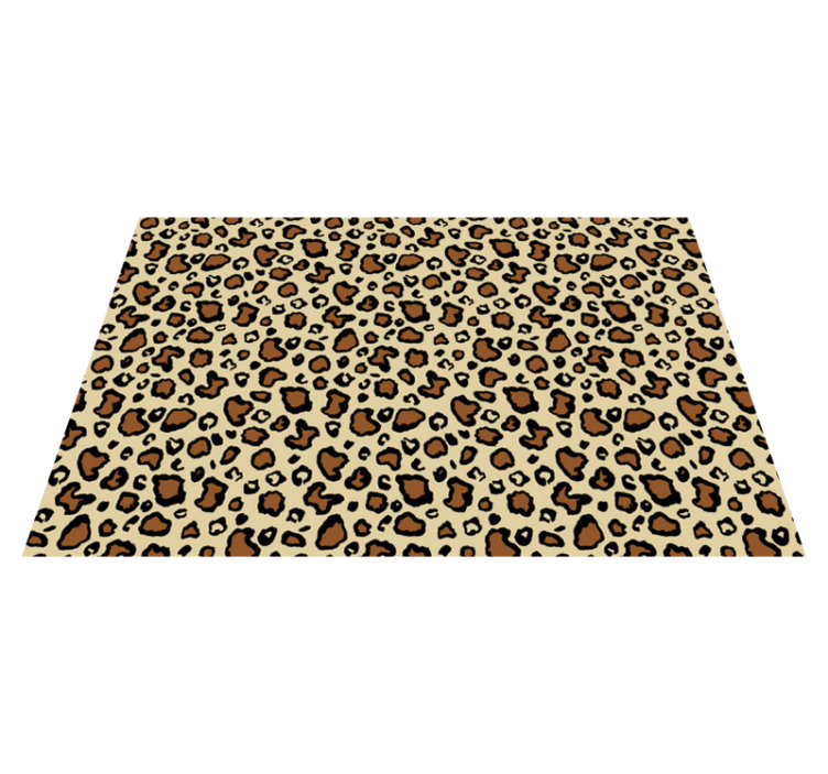 Klassisk leopard dyreprint spisebrikke original - Tenstickers