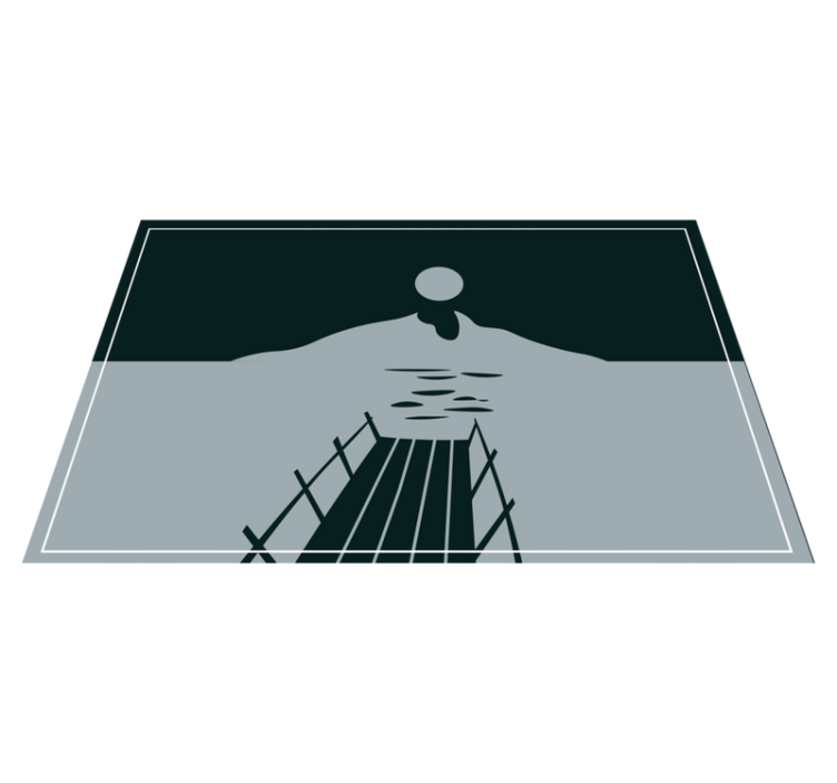 Spisebrikke moderne bro over vann - Tenstickers