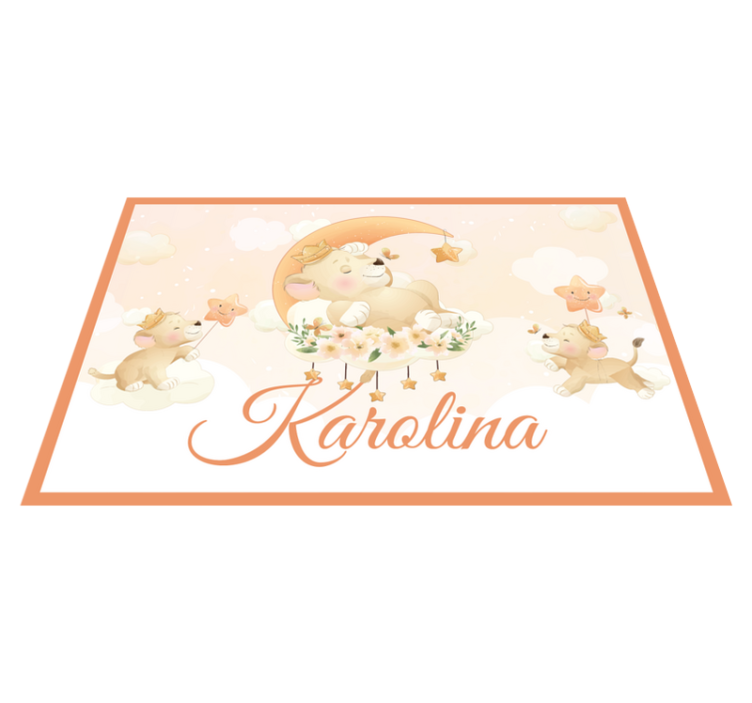 Spisebrikke spedbarn med sjarmerende løveunger - Tenstickers