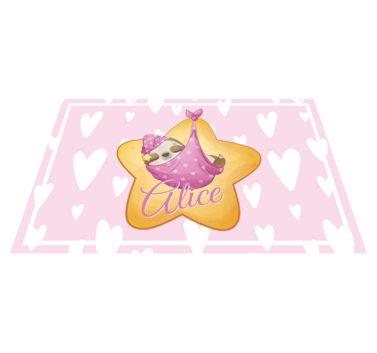 Søvnig dovendyr spisebrikke spedbarn - Tenstickers