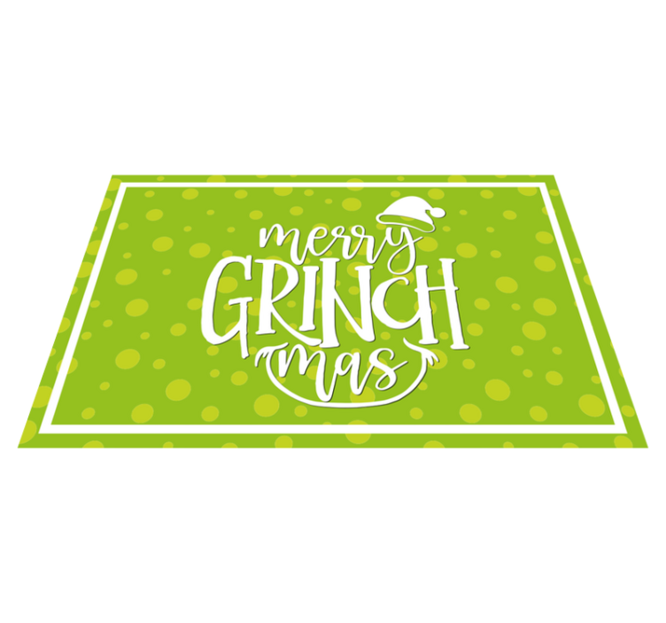 Spisebrikke jul grinchmas design - Tenstickers