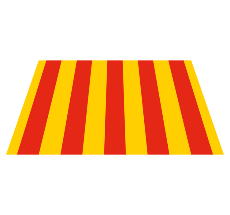 Spisebrikke original med kraftig stripemønster - Tenstickers