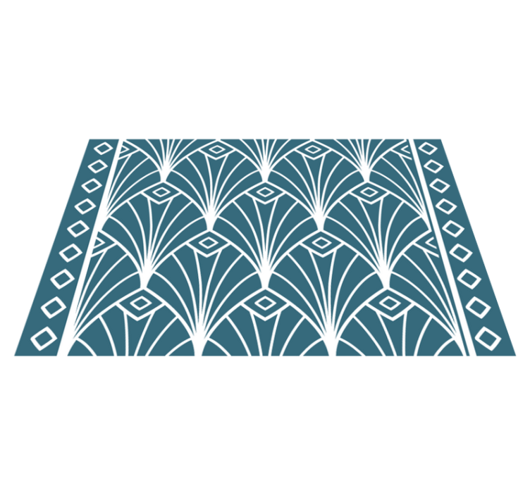 Spisebrikke moderne stilren blomsterdesign - Tenstickers