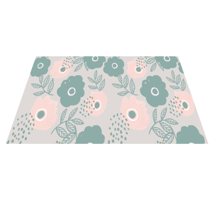 Spisebrikke tekster med blomstermotiv sitater - Tenstickers