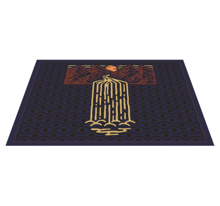 Spisebrikke original fossefall i fjellet - Tenstickers