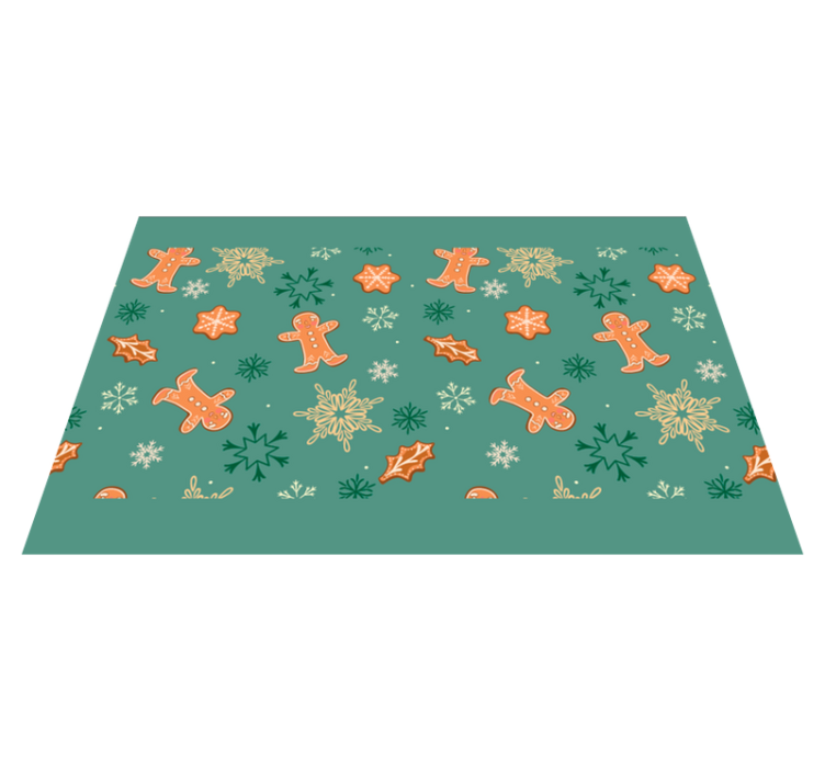 Spisebrikke jul pepperkakemønster - Tenstickers
