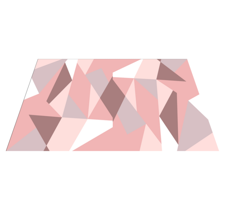 Geometriske former bakgrunn spisebrikke moderne - Tenstickers