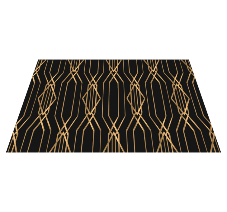 Geometrisk firkantet design vinyl dekkebrikker - Tenstickers