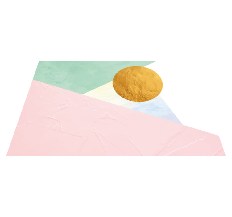 Spisebrikke moderne teksturerte geometriske former - Tenstickers