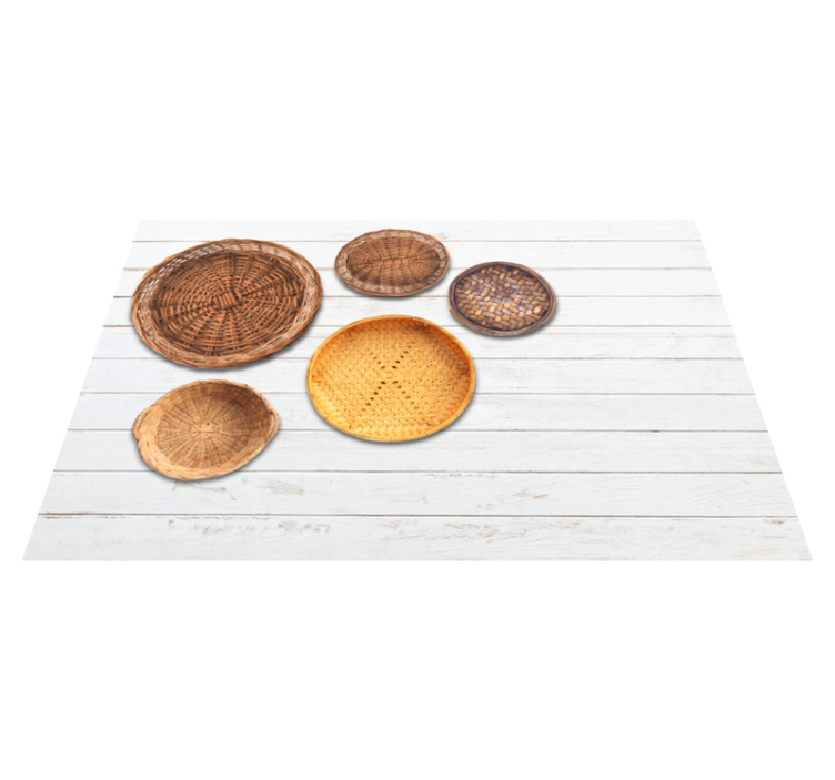 Spisebrikke original vevd kurvkolleksjon - Tenstickers