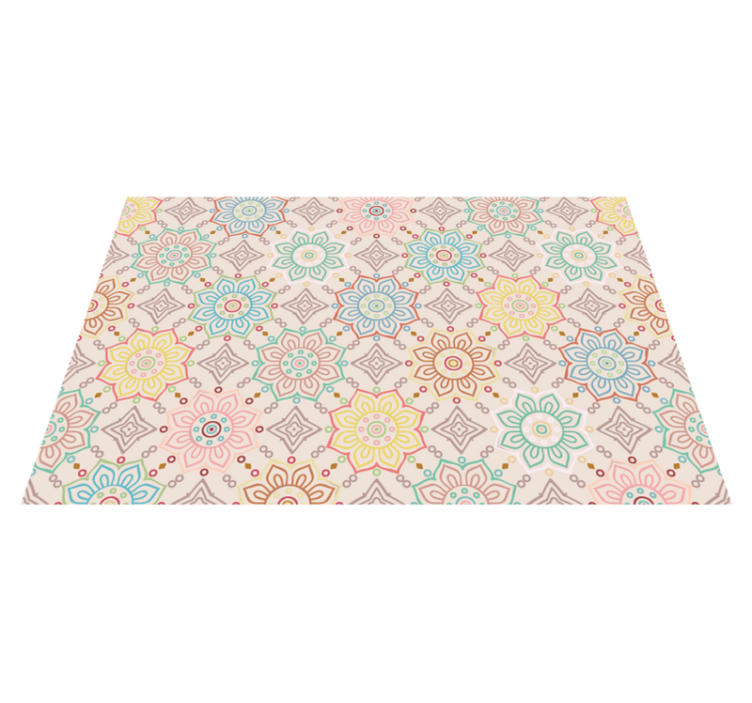 Spisebrikke original livlig botanisk trykk - Tenstickers