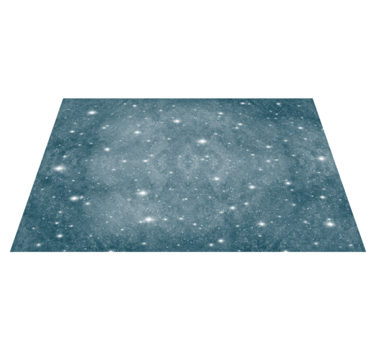 Struktur blå med hvite prikker spisebrikke original - Tenstickers