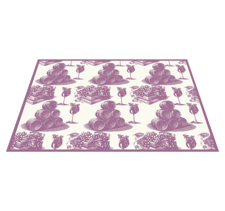 Spisebrikke moderne vinfatstabel - Tenstickers