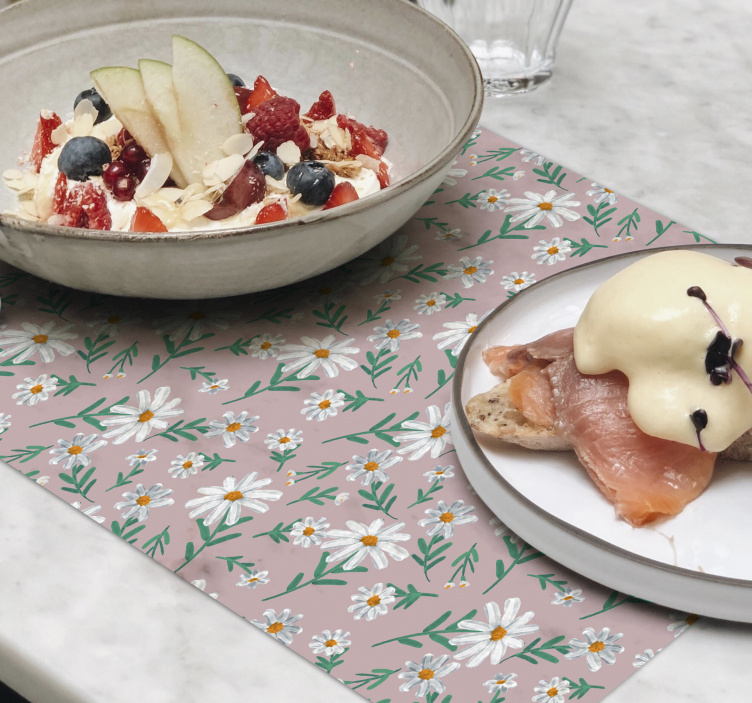 70-talls tusenfrydrosa blomsterplakater - Tenstickers