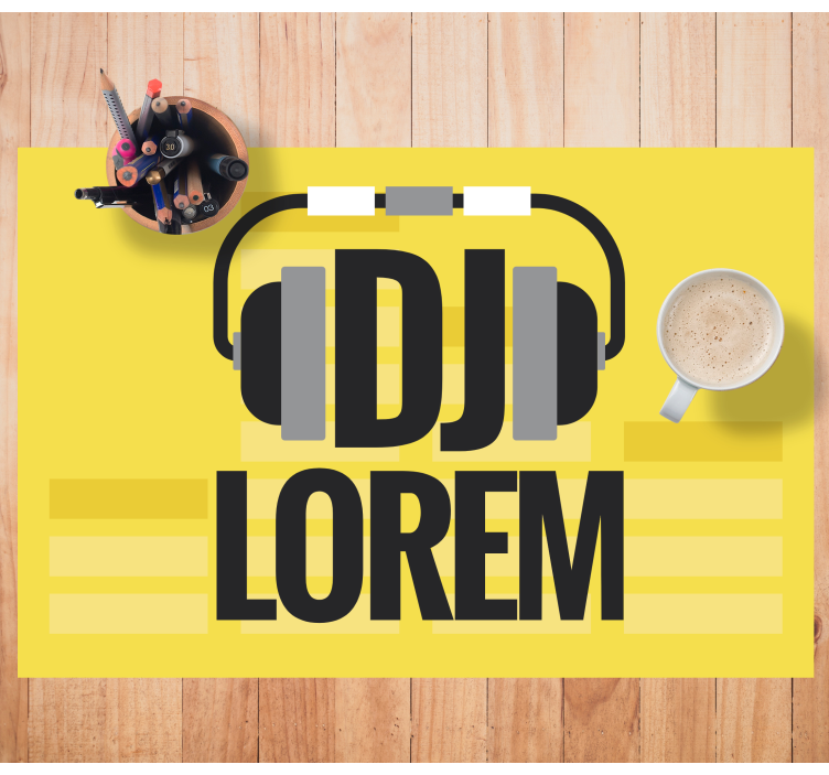 Dj pantone farger med navn spisebrikke med navn - Tenstickers