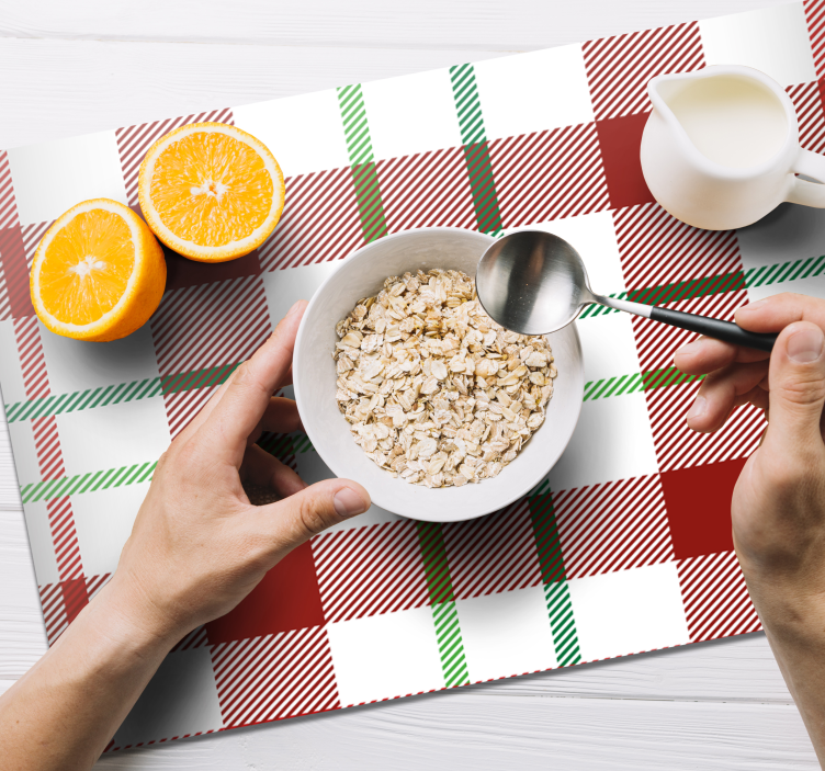 Engelsk stil mønster originale spisebrikker - Tenstickers