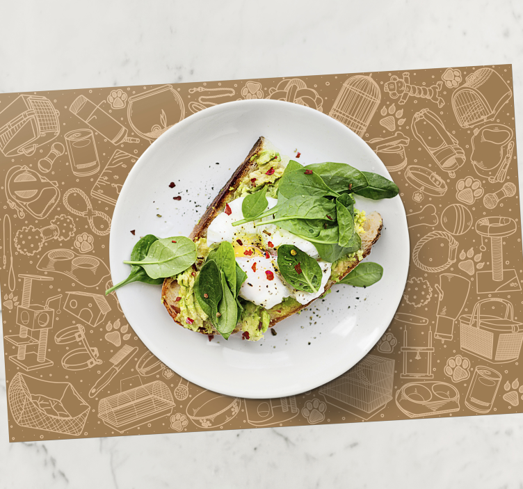 Forskjellige animal food restaurant spisebrikker - Tenstickers