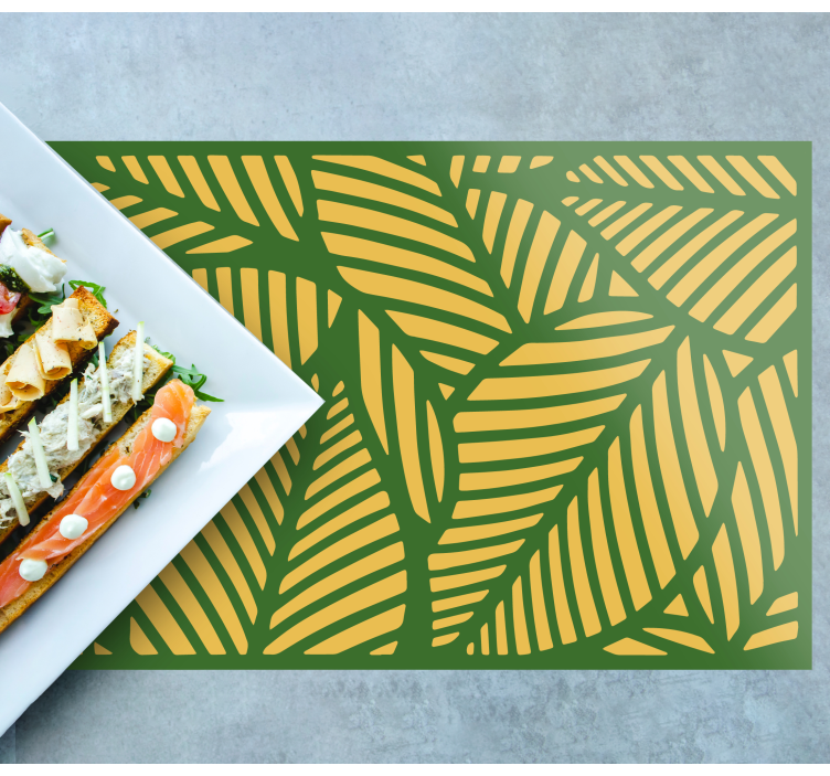 Jungeltema med tre spisebrikke original - Tenstickers