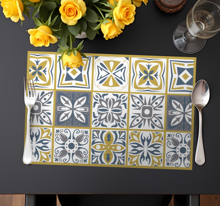 Klassisk årgang spisebrikke original - Tenstickers