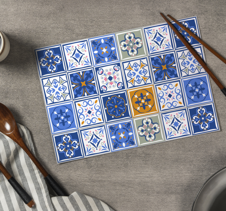 Portugisisk stil spisebrikke original - Tenstickers