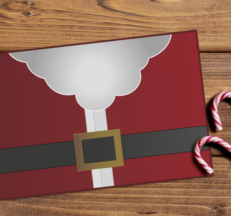 Til julenisseklær spisebrikker - Tenstickers